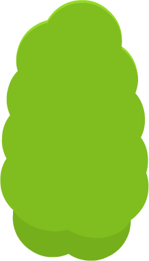 Green tree leaves 5
